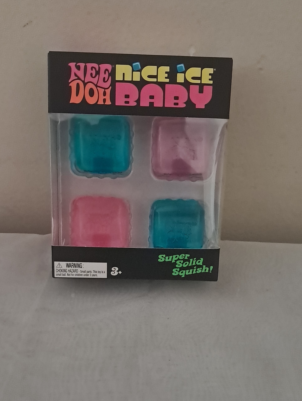 Super Solid Squish! Kids Toy - Pink & Teal